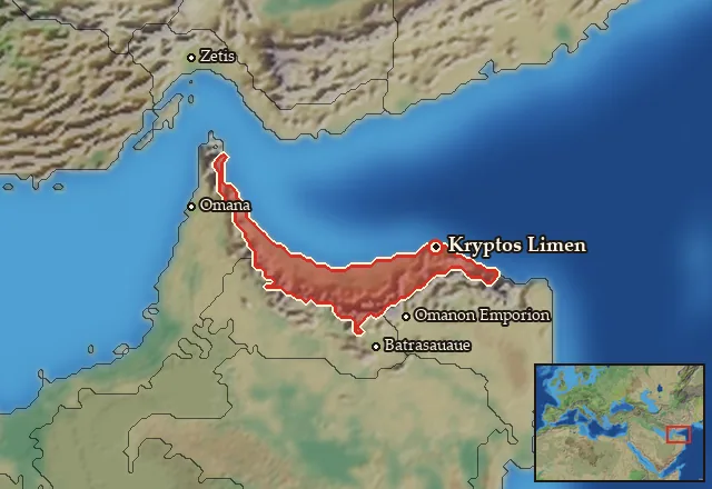 Map of Libanophoria and its neighbours