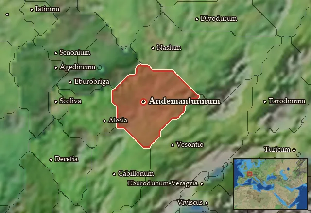 Map of Lingonia and its neighbours