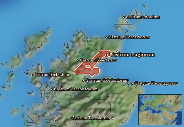 Map of Lugia-Decantaea and its neighbours