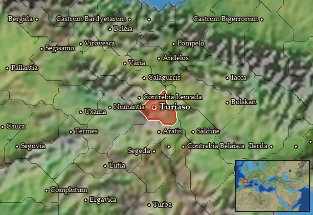 Map of Lusonia and its neighbours