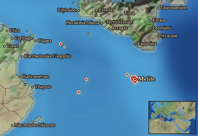 Map of Maleth and its neighbours