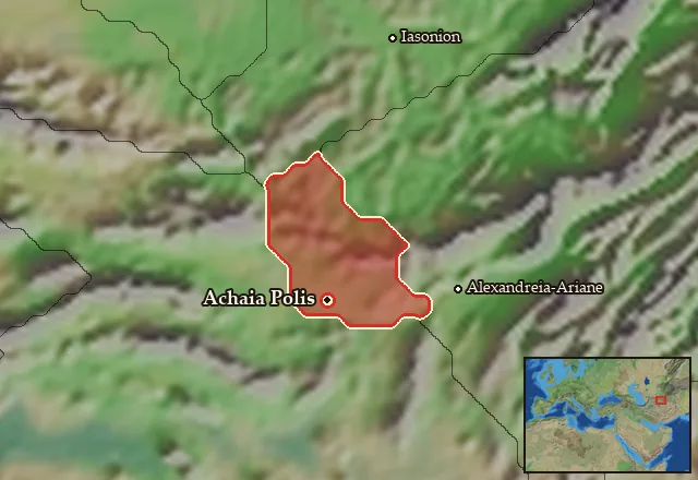 Map of Mese Ariane and its neighbours