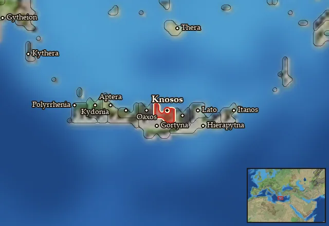 Map of Minoa and its neighbours