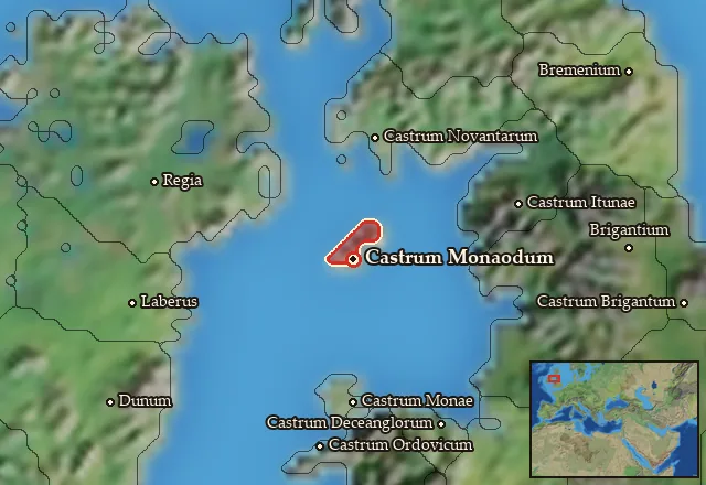 Map of Monaodea and its neighbours