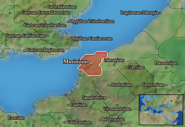Map of Morinia and its neighbours