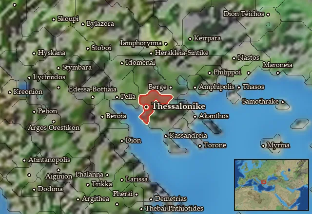 Map of Mygdonia and its neighbours