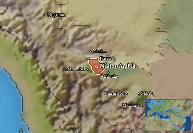 Map of Nalhan and its neighbours