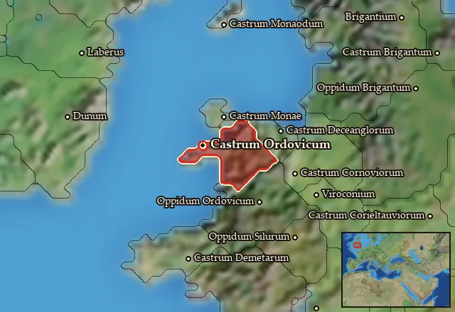Map of Ordovicia and its neighbours