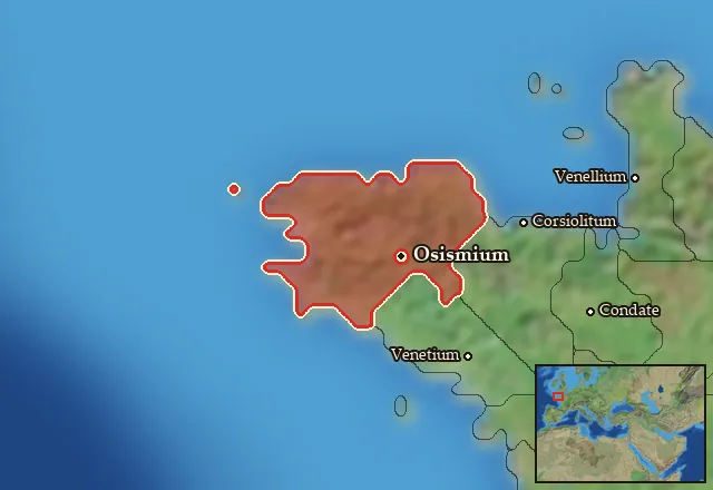Map of Osismia and its neighbours