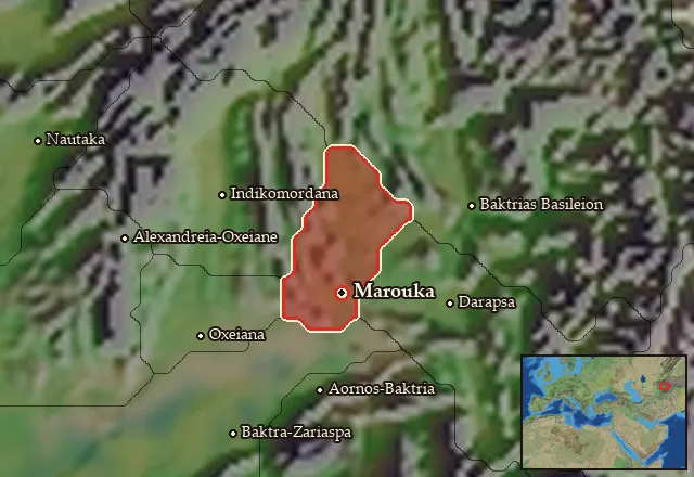 Map of Oxos and its neighbours