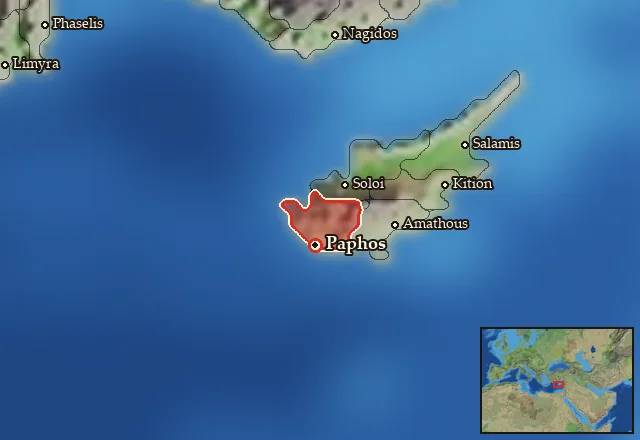 Map of Paphia and its neighbours