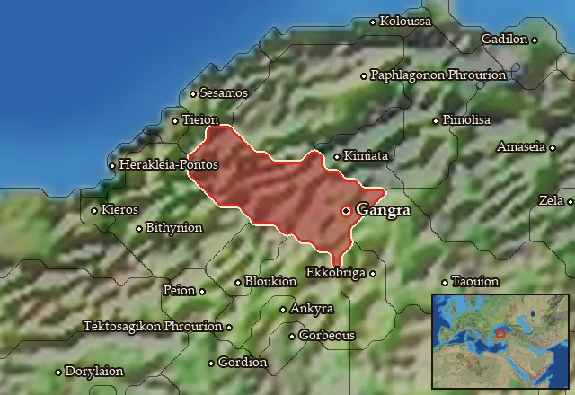 Map of Paphlagonia and its neighbours