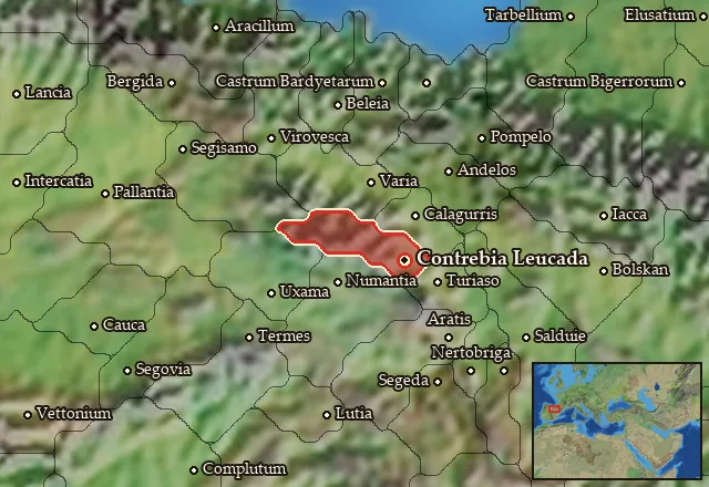 Map of Pelendonia and its neighbours