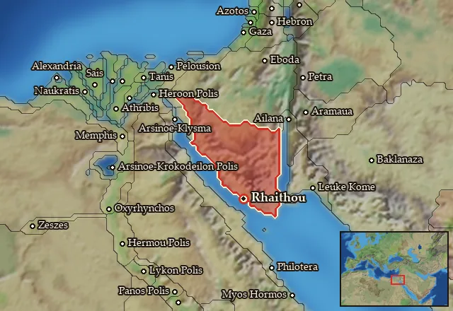 Map of Pharanitaia and its neighbours
