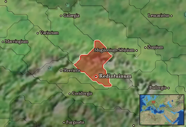 Map of Quadia Vetus and its neighbours