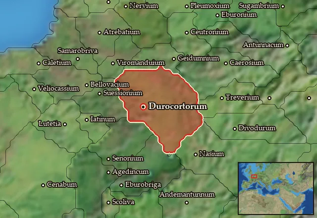 Map of Remia and its neighbours