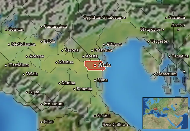 Map of Septem Maria and its neighbours