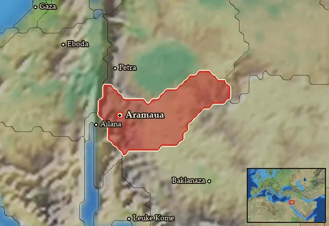 Map of Skenitaia and its neighbours