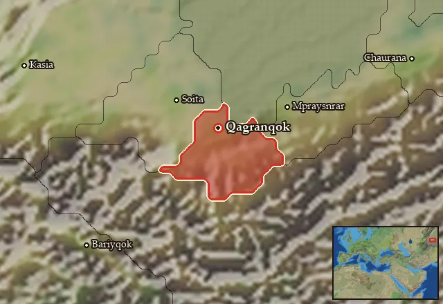Map of Snergaks and its neighbours