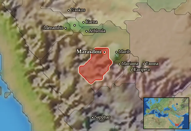 Map of Swirwakh and its neighbours