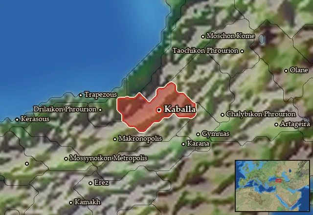 Map of Syspiritis and its neighbours