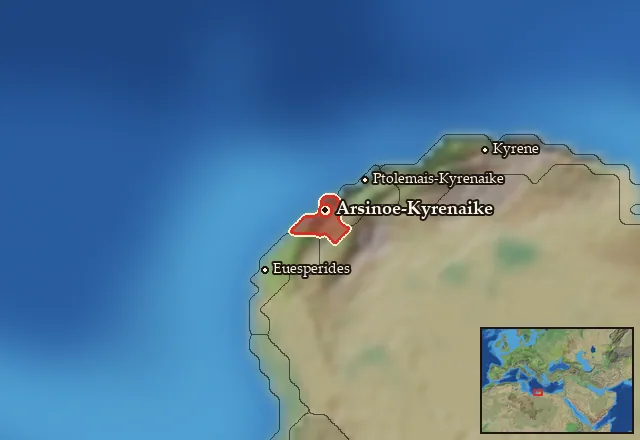 Map of Taucheira and its neighbours