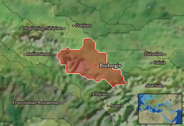 Map of Teuriohaemum and its neighbours