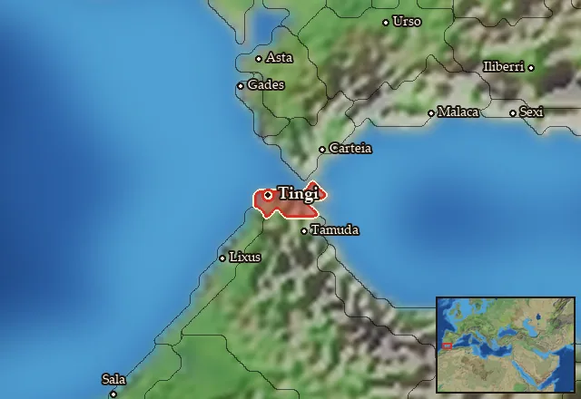 Map of Ting and its neighbours