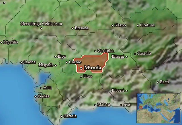 Map of Turdetania Orientalis and its neighbours