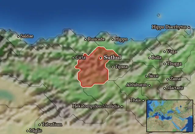 Map of Ubusia and its neighbours