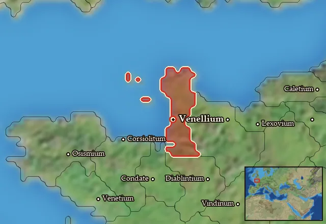 Map of Venellia and its neighbours
