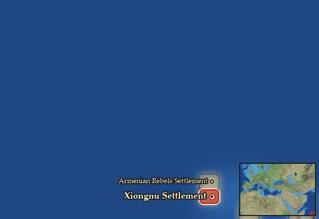 Map of Xiongnu Region and its neighbours