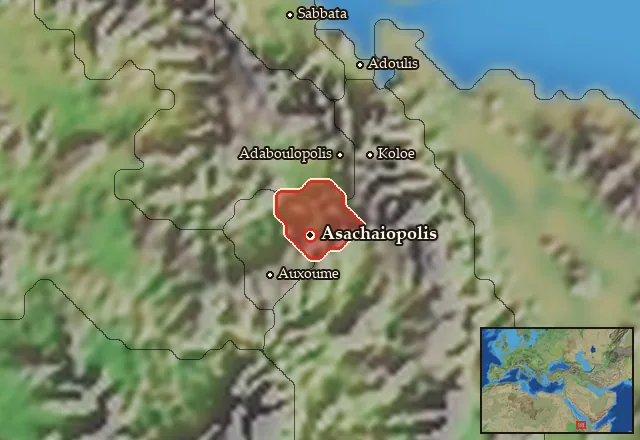 Map of Yikha and its neighbours