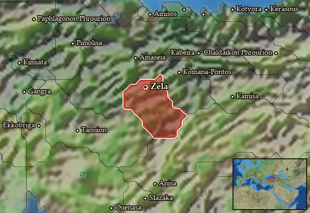 Map of Zelitis and its neighbours