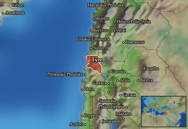 Map of Zur and its neighbours