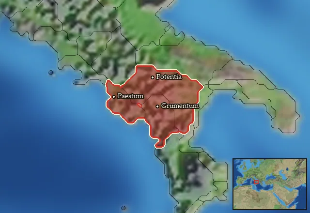 Homeland of Lucanians