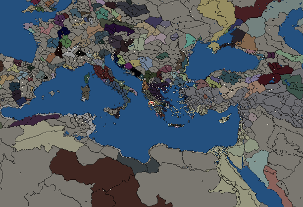 Starting territory of Acarnanian League, with its neighbours