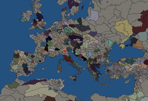 Starting territory of Cenomani, with its neighbours