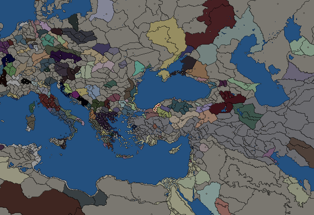 Starting territory of Heraclea Pontica, with its neighbours