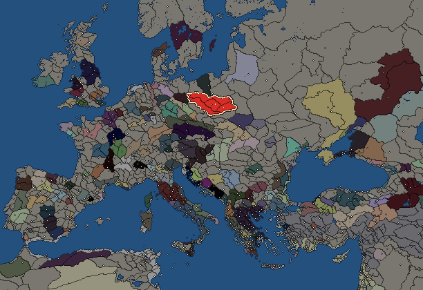 Starting territory of Lugii, with its neighbours