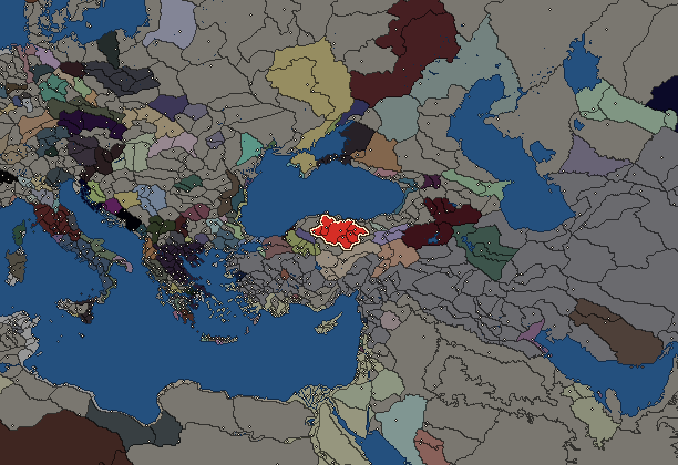 Starting territory of Pontus, with its neighbours