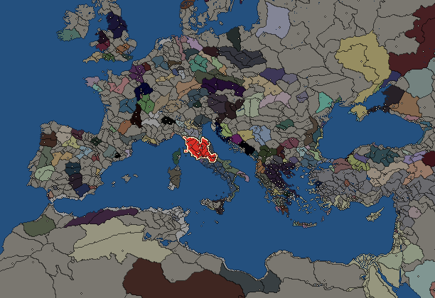 Starting territory of The House of Claudii, with its neighbours