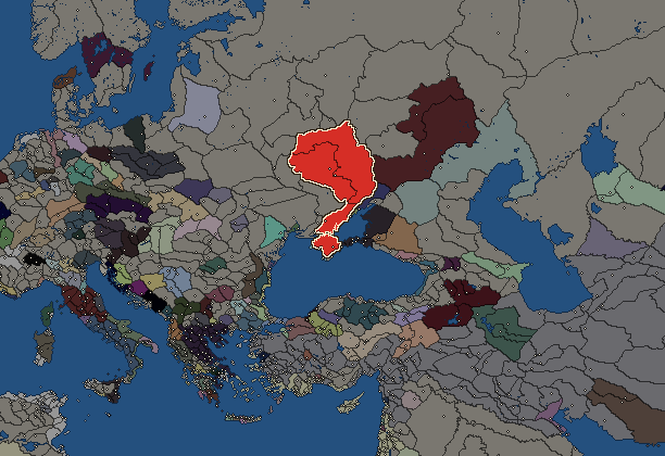 Starting territory of Royal Scythians, with its neighbours