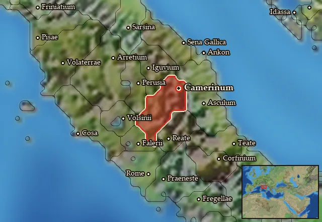 Map of Camertia-Nahartia and its neighbours