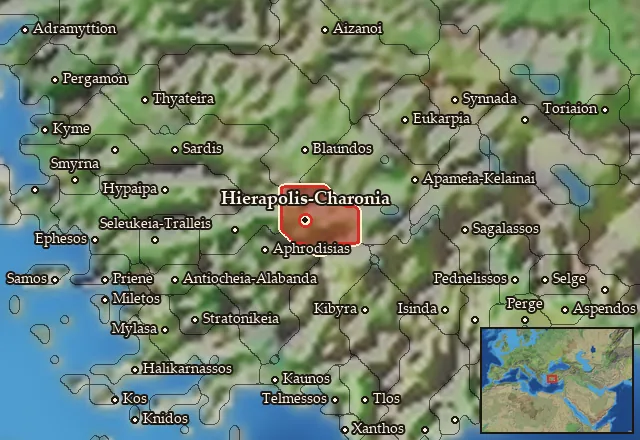 Map of Charonia and its neighbours