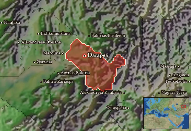 Map of Darapsia and its neighbours