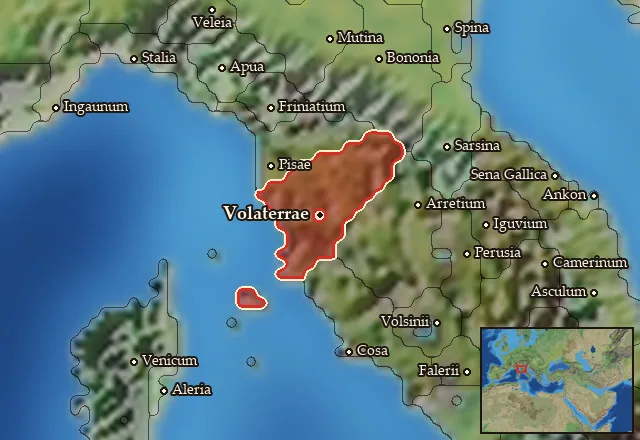 Map of Etruria Occidentalis and its neighbours
