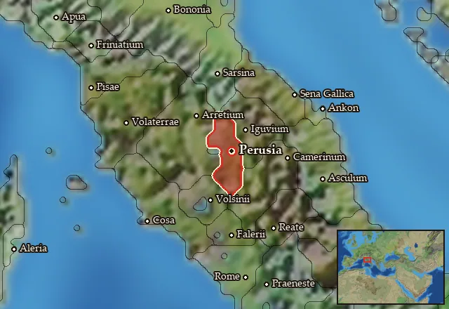 Map of Etruria Orientalis and its neighbours