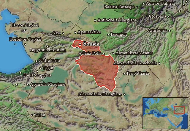 Map of Hesperos Ariane and its neighbours