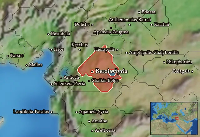 Map of Khalab and its neighbours